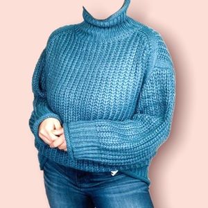 Moonlight Ocean Chunky Knit Sweater